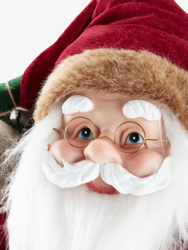 Père Noël HORNSTEN l44xL25xH80cm a/lanterne