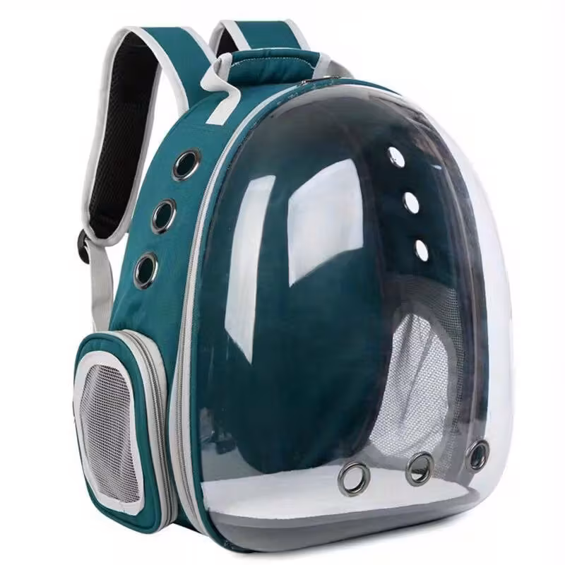 Breathable and transparent cat backpack - A small pet-specific safe zipper capsule design, suitable for travel and outdoor use