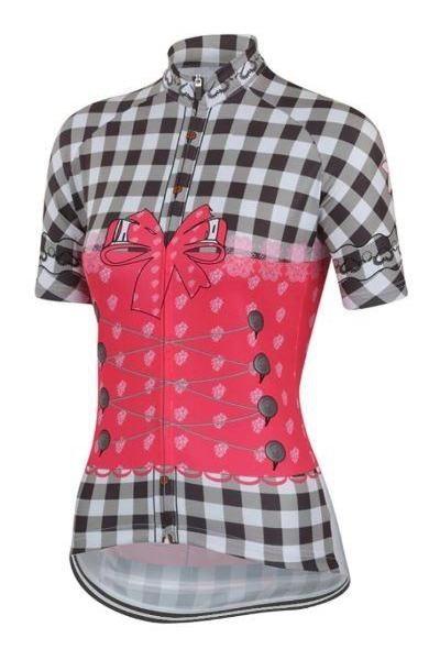 Female Lederhosen Cycling Jersey
