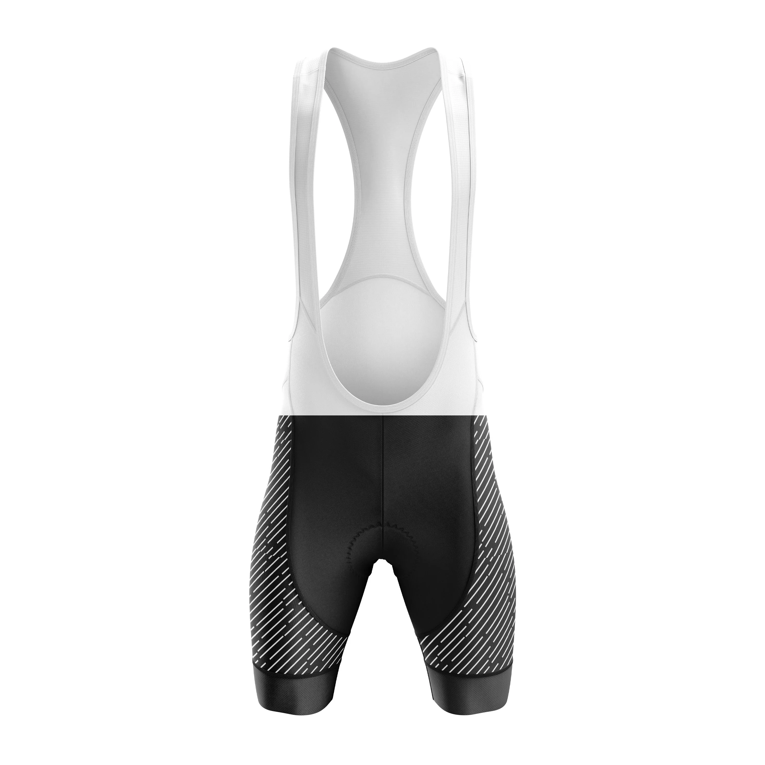 White Lines Cycling Bib Shorts
