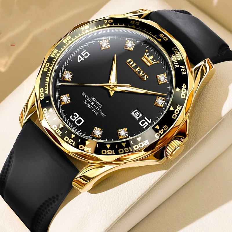 Green Submariner Quartz Watch Luminous Men's Watch