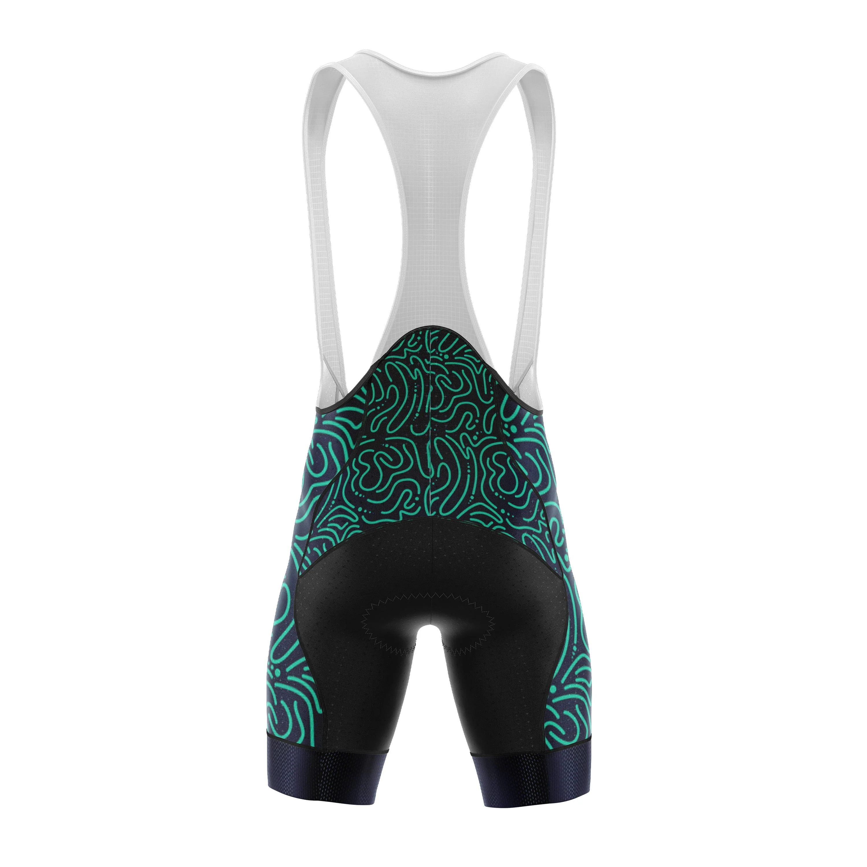 Blue Waves Cycling Bib Shorts