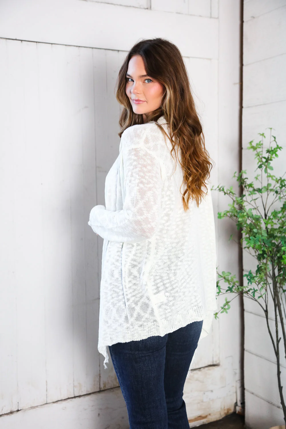 Ever After Frayed Edge Cardigan (Open Pack)