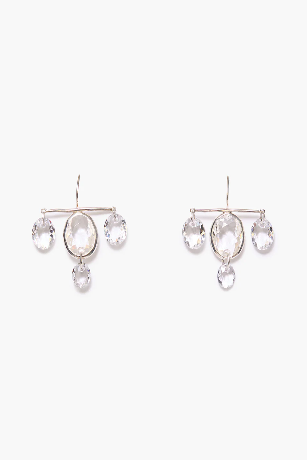 Caroline Earrings Clear Crystal