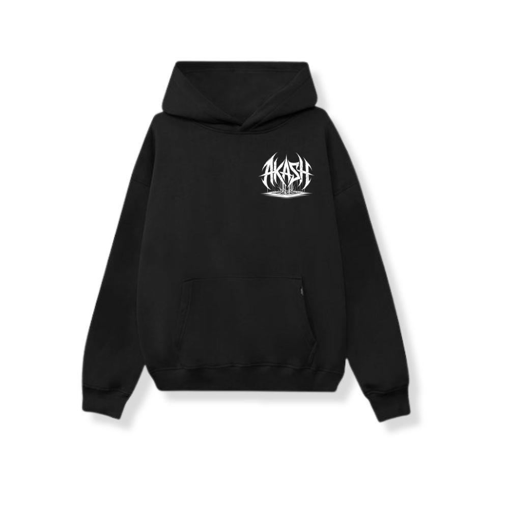 Akash Retro Typography Graphic Style Hoodie