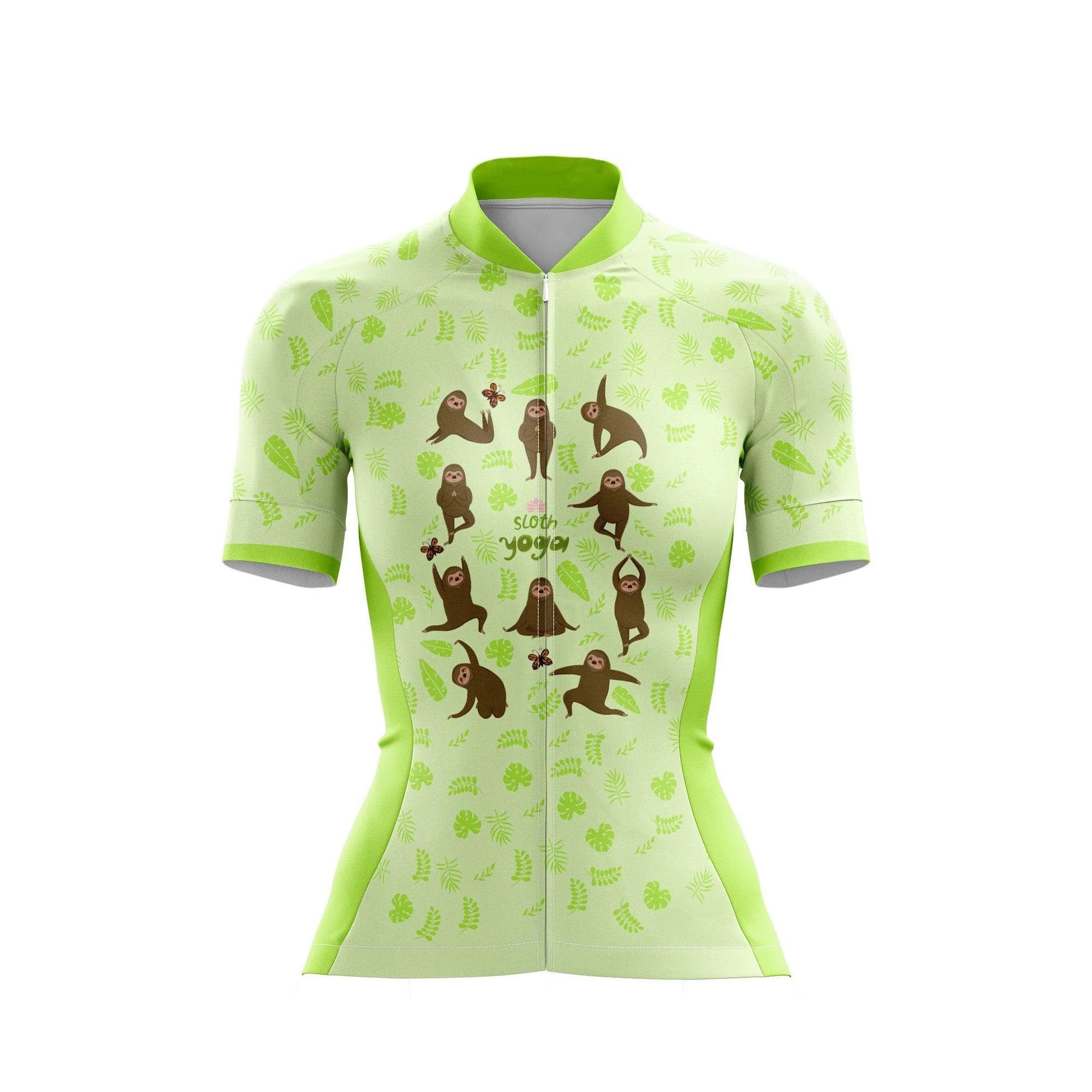 Sloth Yoga Female Cycling Jersey