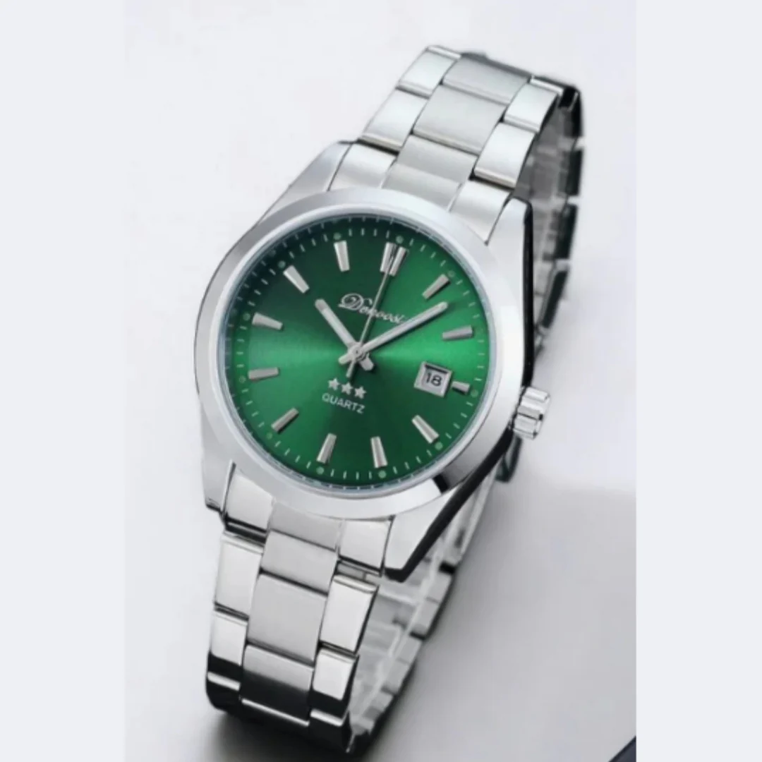 Classic Watch Waterproof Steel Belt Calendar