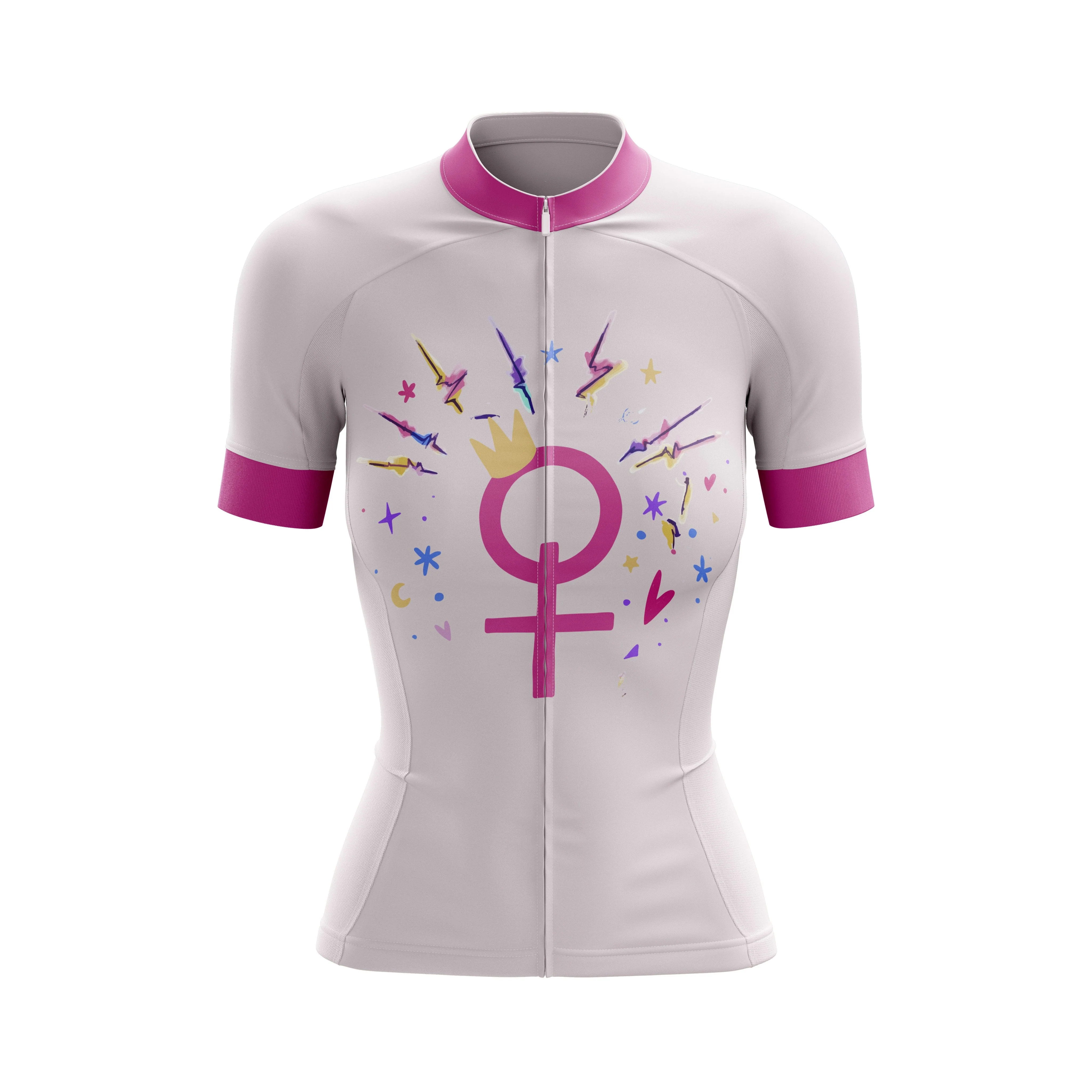 Girl Power Female Cycling Jersey
