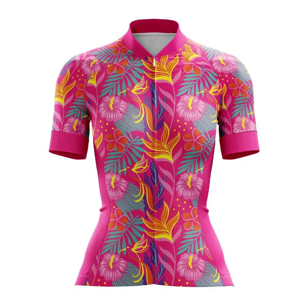 Polynesian Petal Pursuit Womens Cycling Jersey