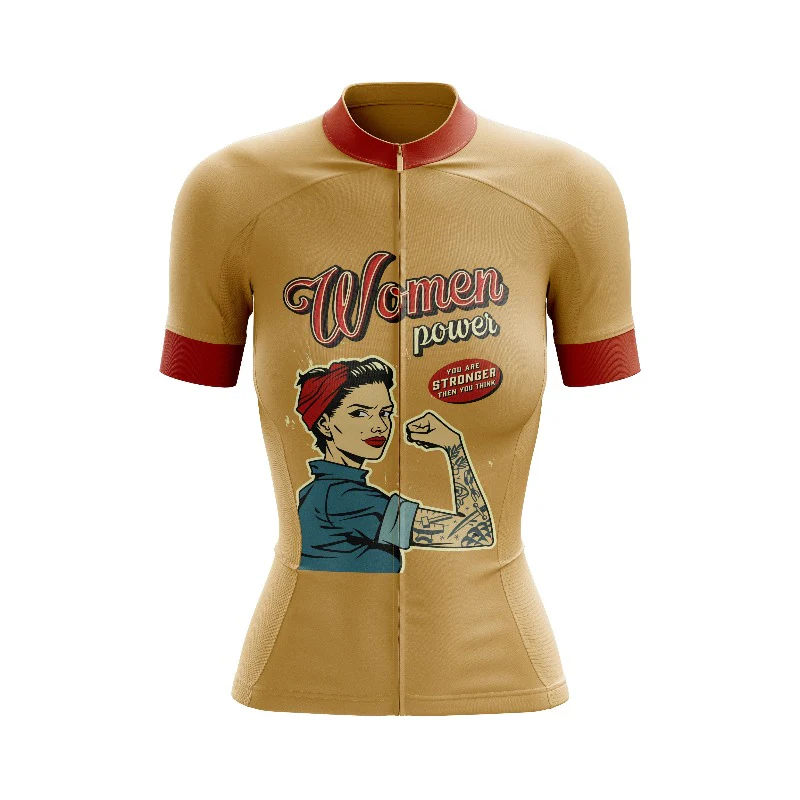 Strong Woman Cycling Jersey