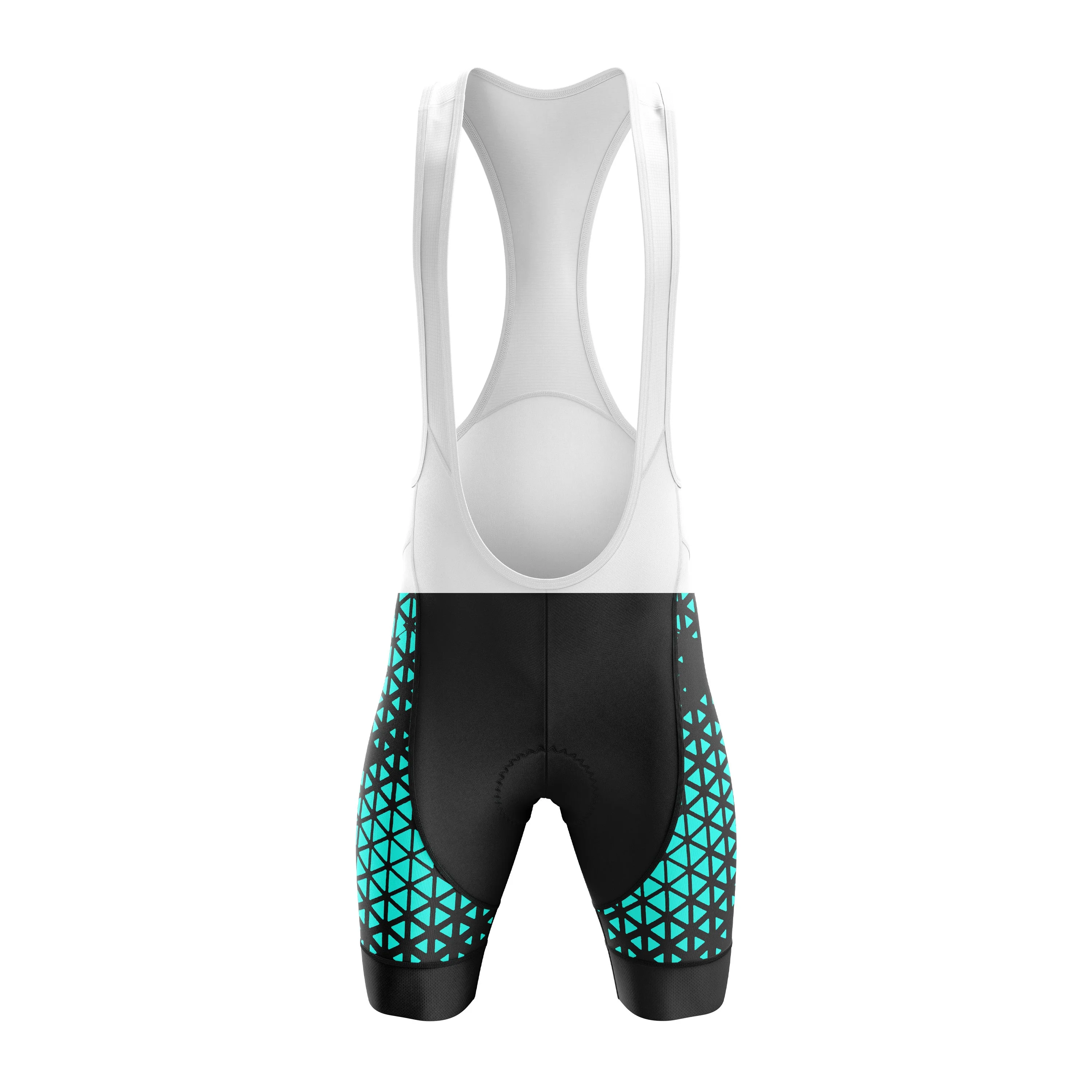 Turquoise Pie Cycling Bib Shorts