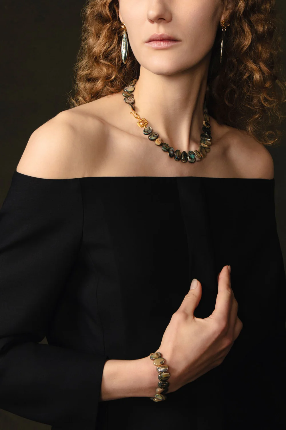 Trieste Earrings Abalone