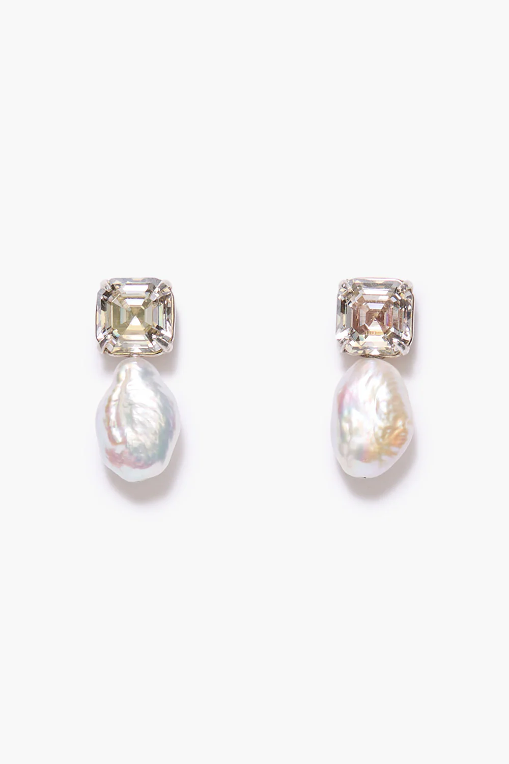 Josephine Earrings White Pearl