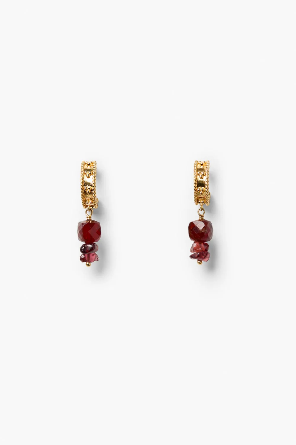 Cressida Hoop Earrings Hessonite