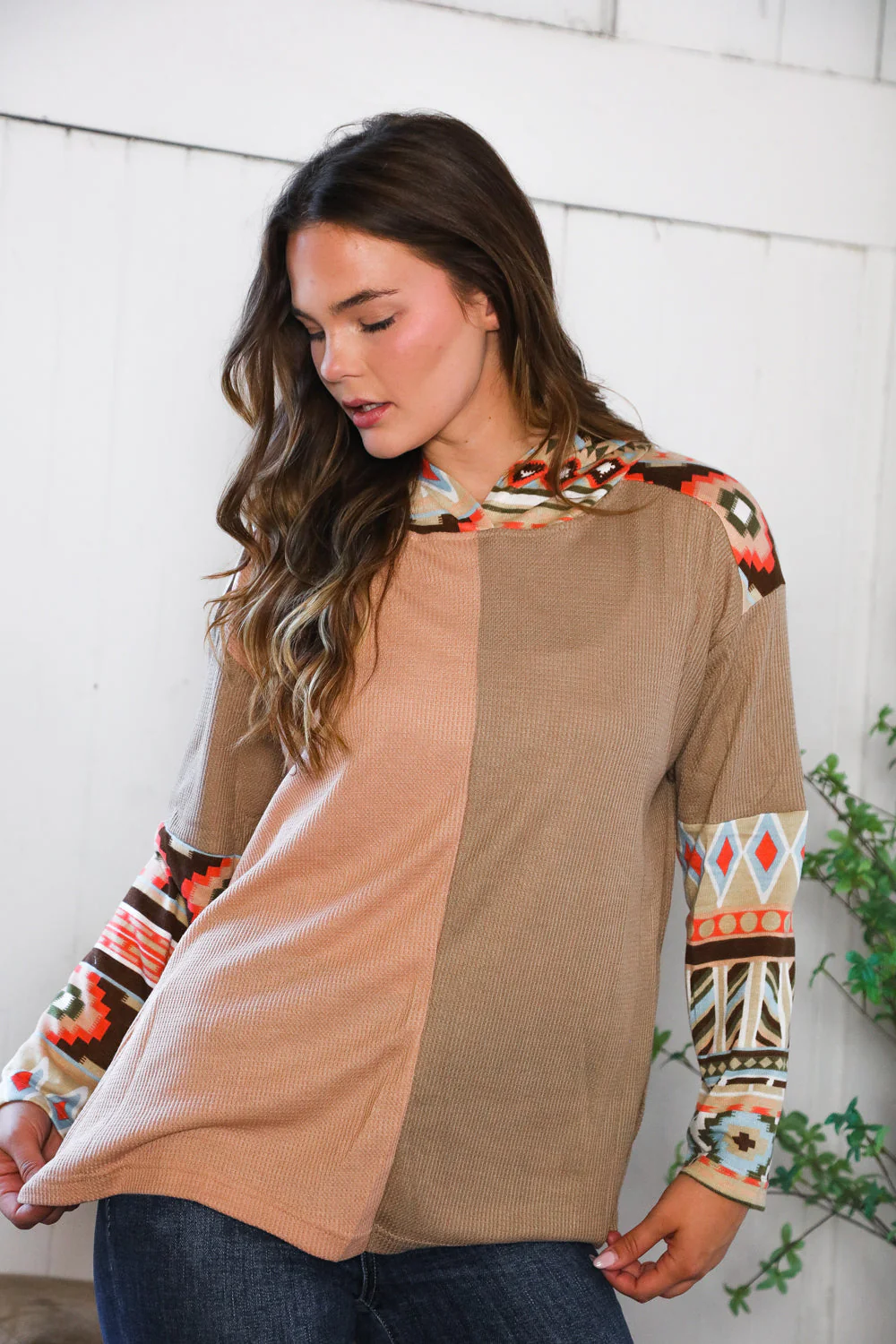 Meet Me At the Farmers Market Tribal Hoodie (Open Pack)