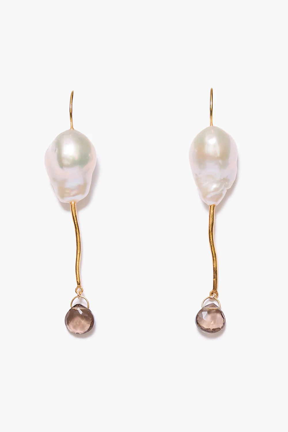 Drift Earrings Smoky Quartz