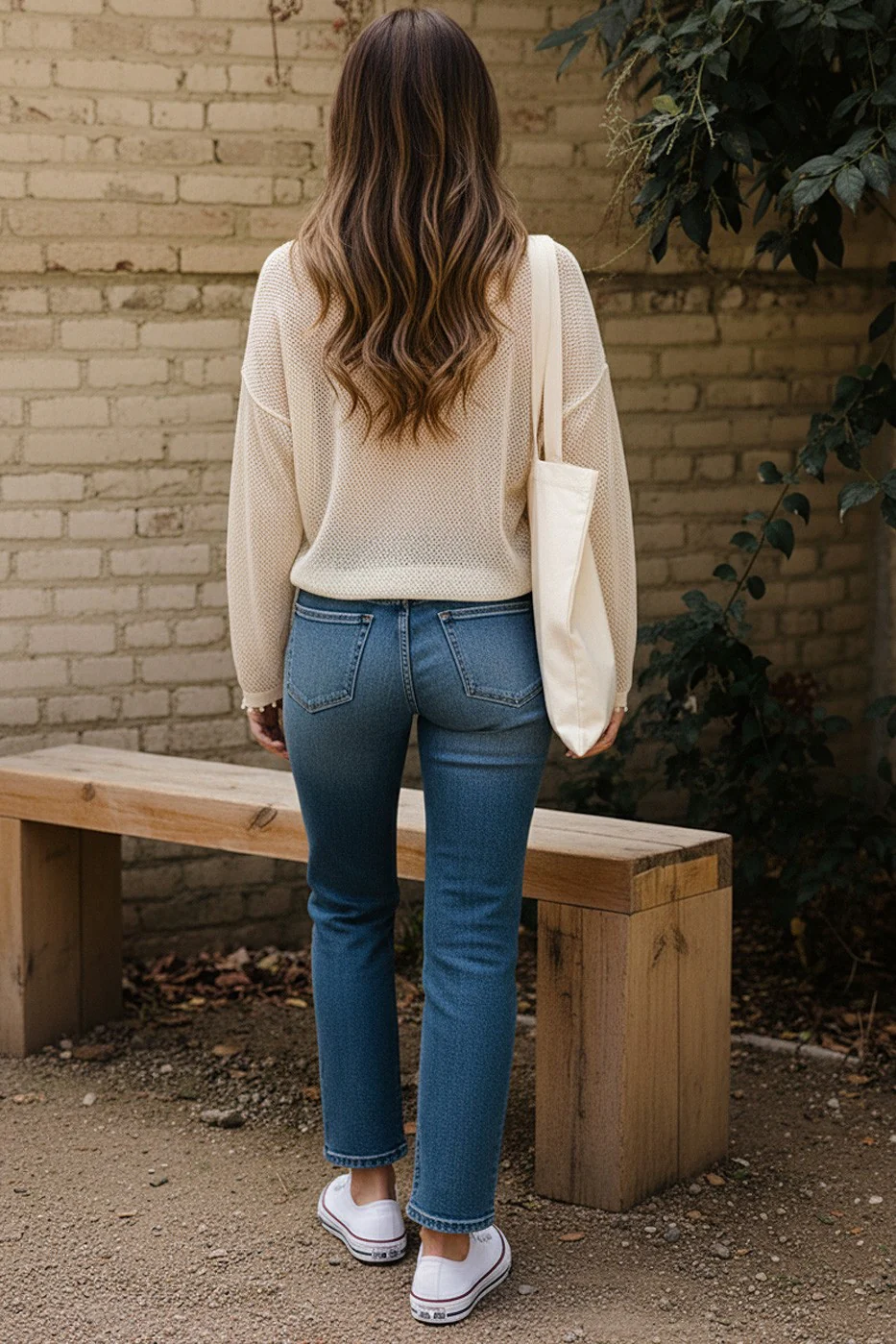 PLUS PEACE PATRIOTIC EMBROIDERY NETTED SWEATER