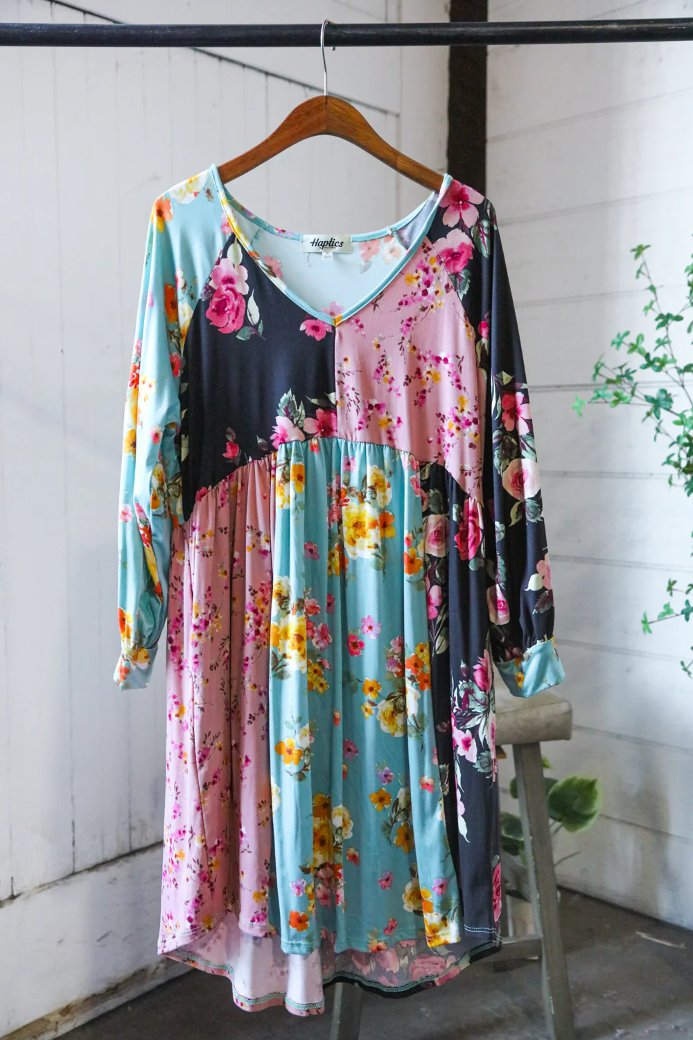 Floral Block Dress