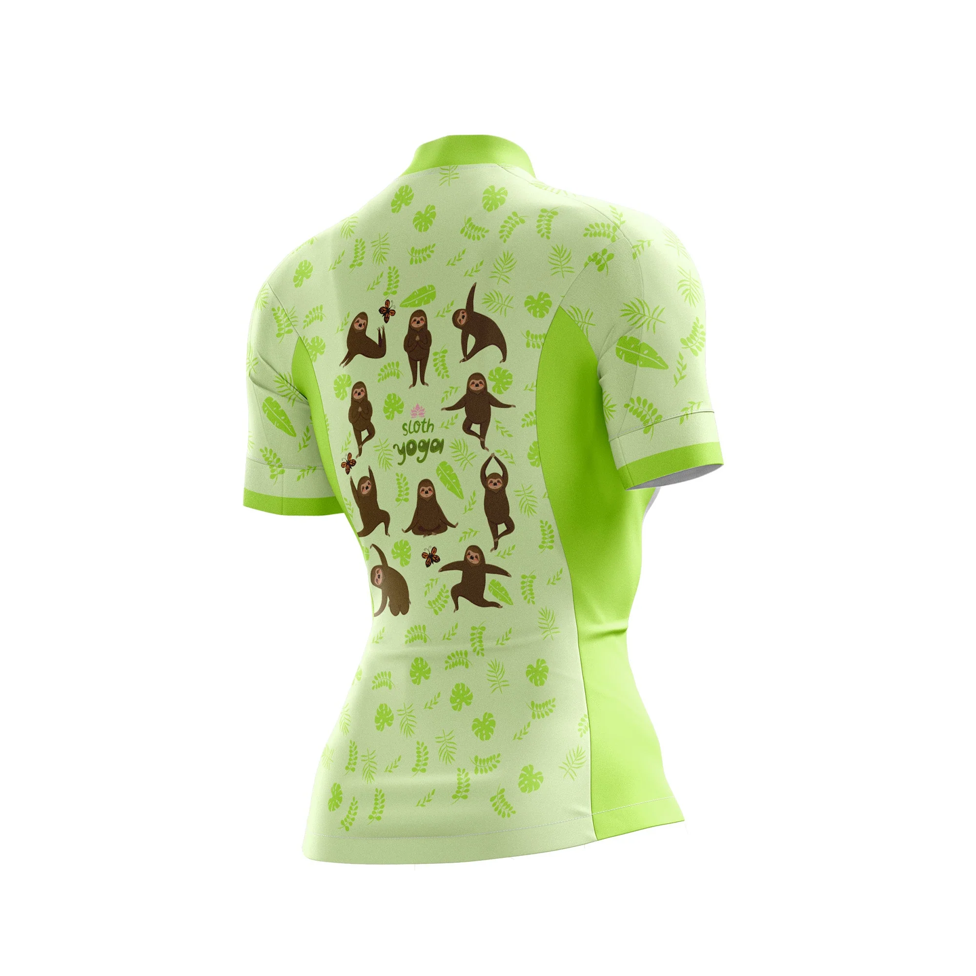 Sloth Yoga Female Cycling Jersey