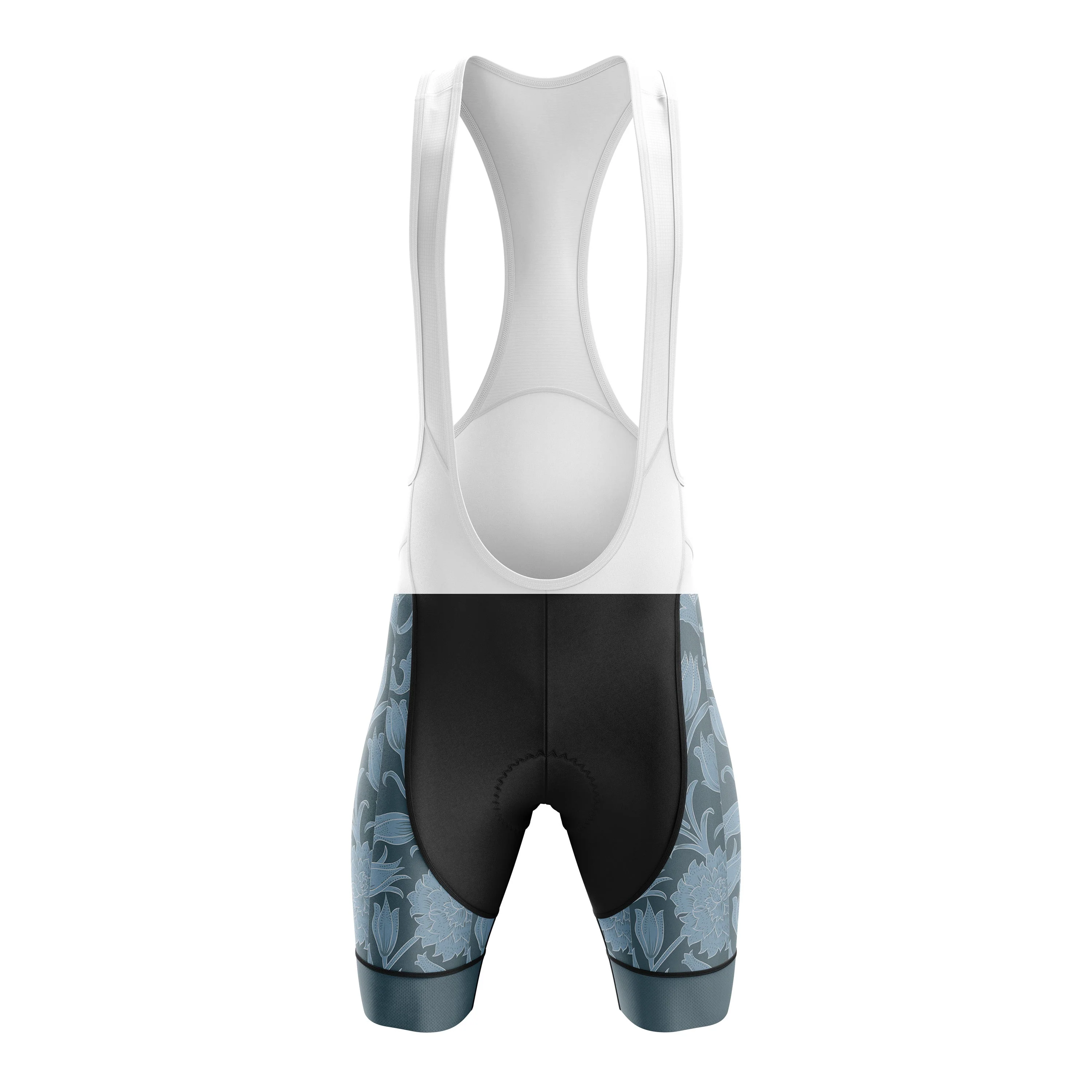 Grey Lotus Cycling Bib Shorts
