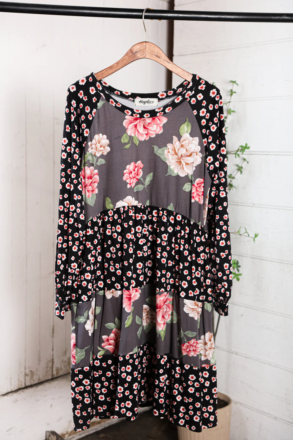 Multi Floral Tiered Dress