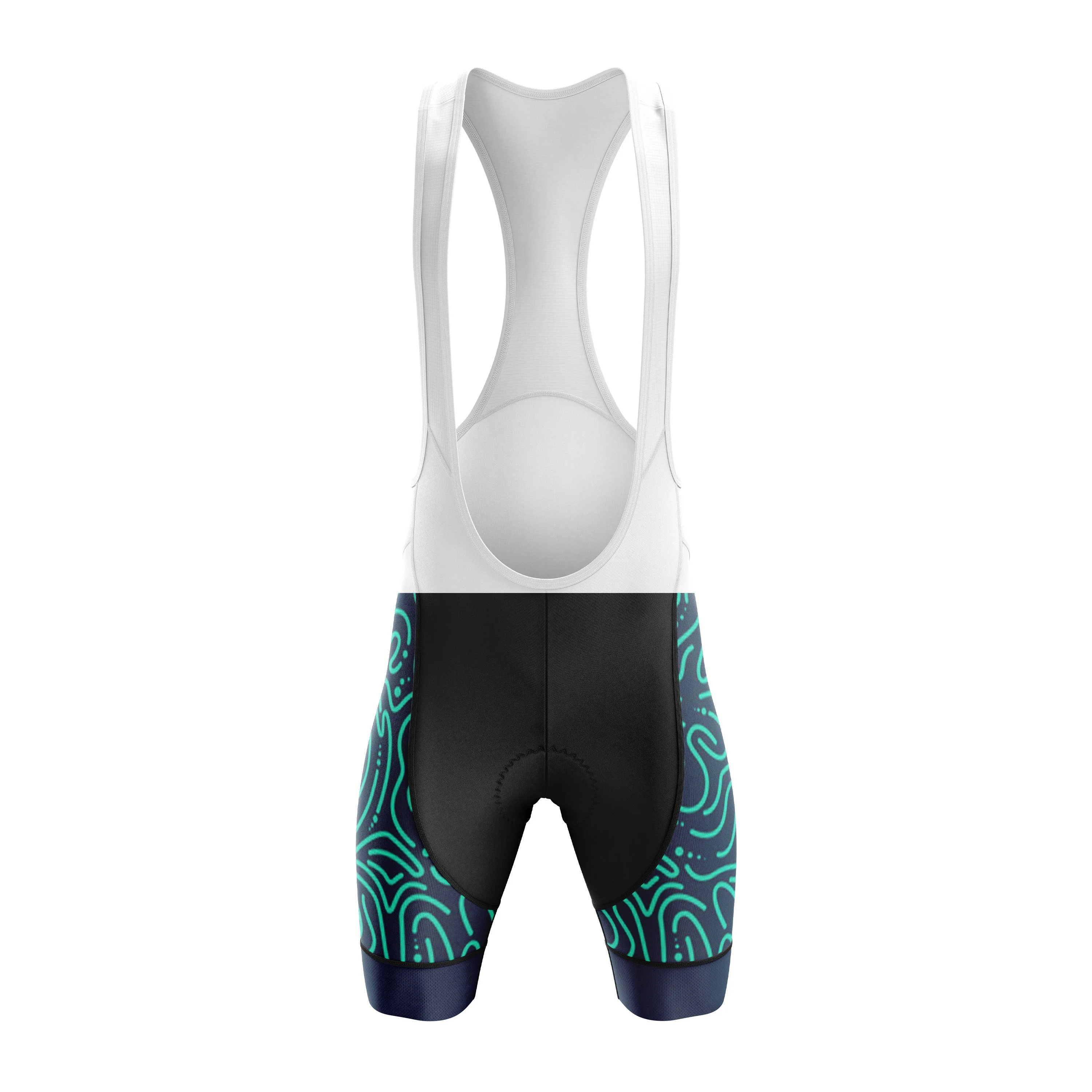 Blue Waves Cycling Bib Shorts