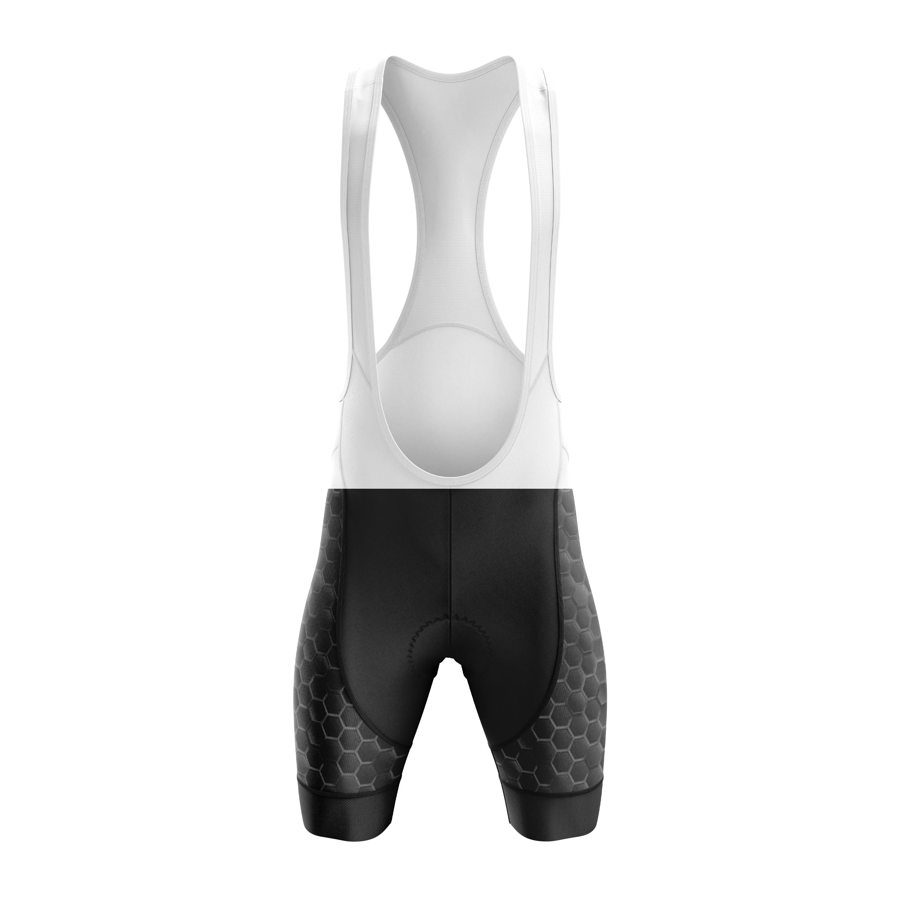 White Hexagon Cycling Bib Shorts