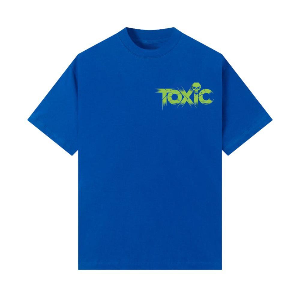 Toxic Skull Neon Letters Dark Style T-Shirts