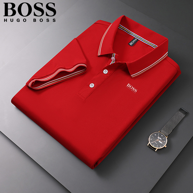 Men's Skinny Fit Short Sleeve Polo Shirt
