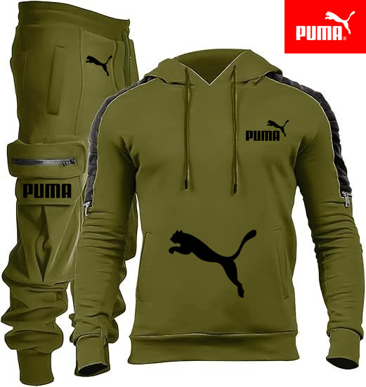 PUMA - Nowe bluzy z kapturem i spodnie slim fit dla mężczyzn