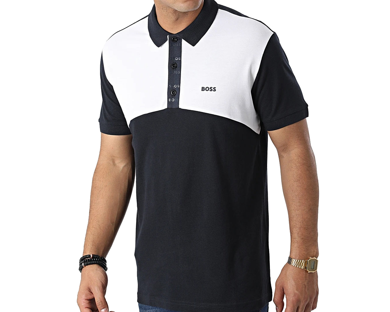 Paddy 6 50476933 402 Regular Fit Polo Shirt Blue