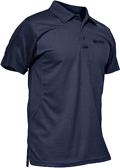 Men's Polo Shirt Quick Dry Performance Short Sleeve Tactical Shirt