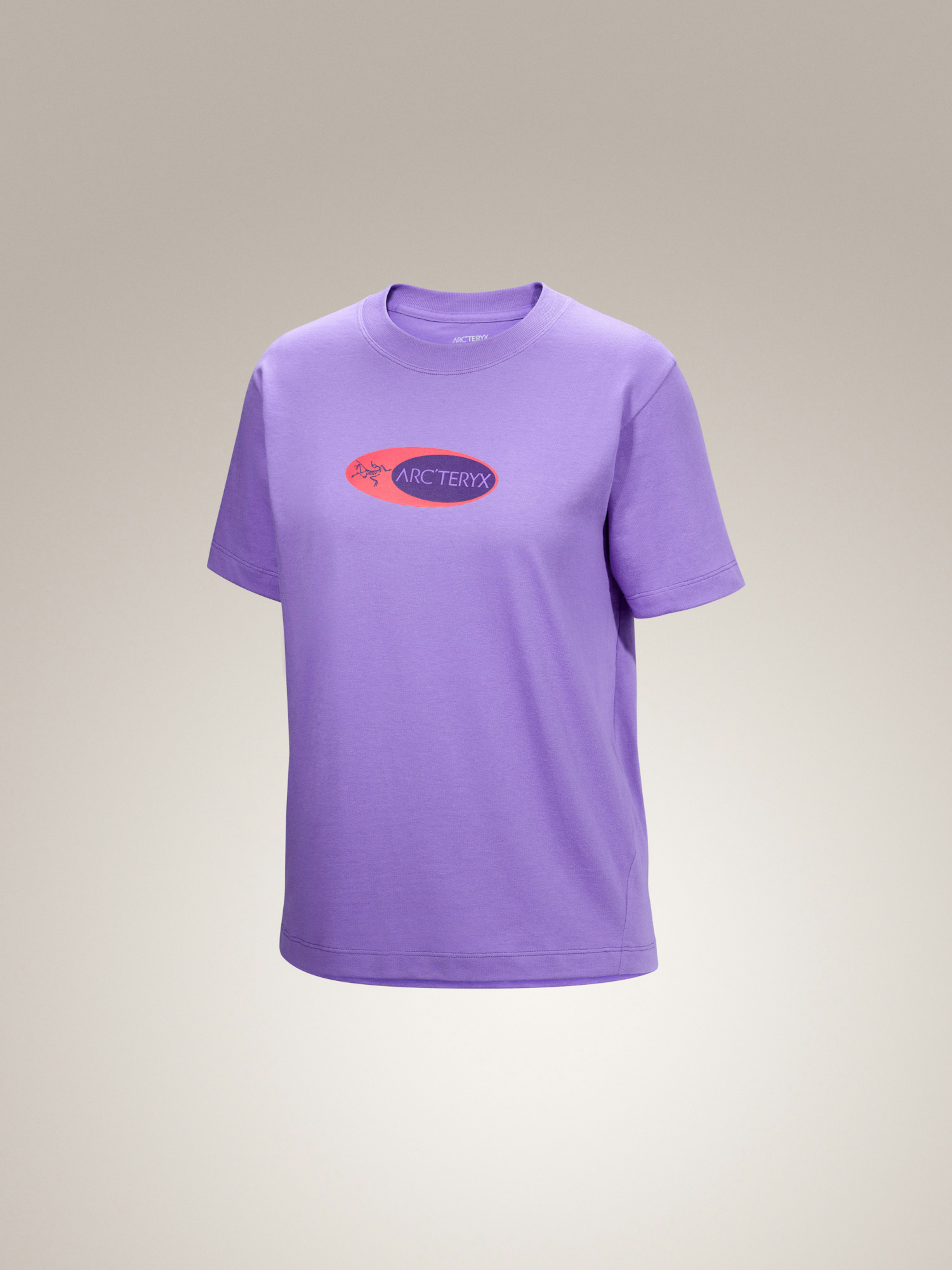 Kragg Cotton Sticker Crew Shirt SS Women's