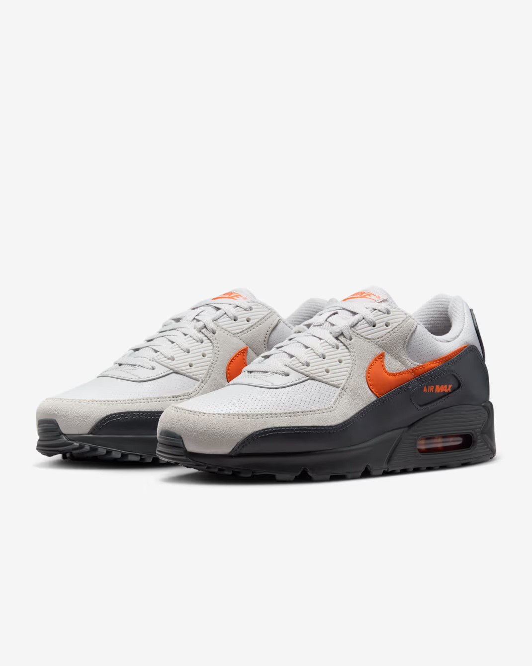 Unisex White Red Sneakers - Nike Air Max 90