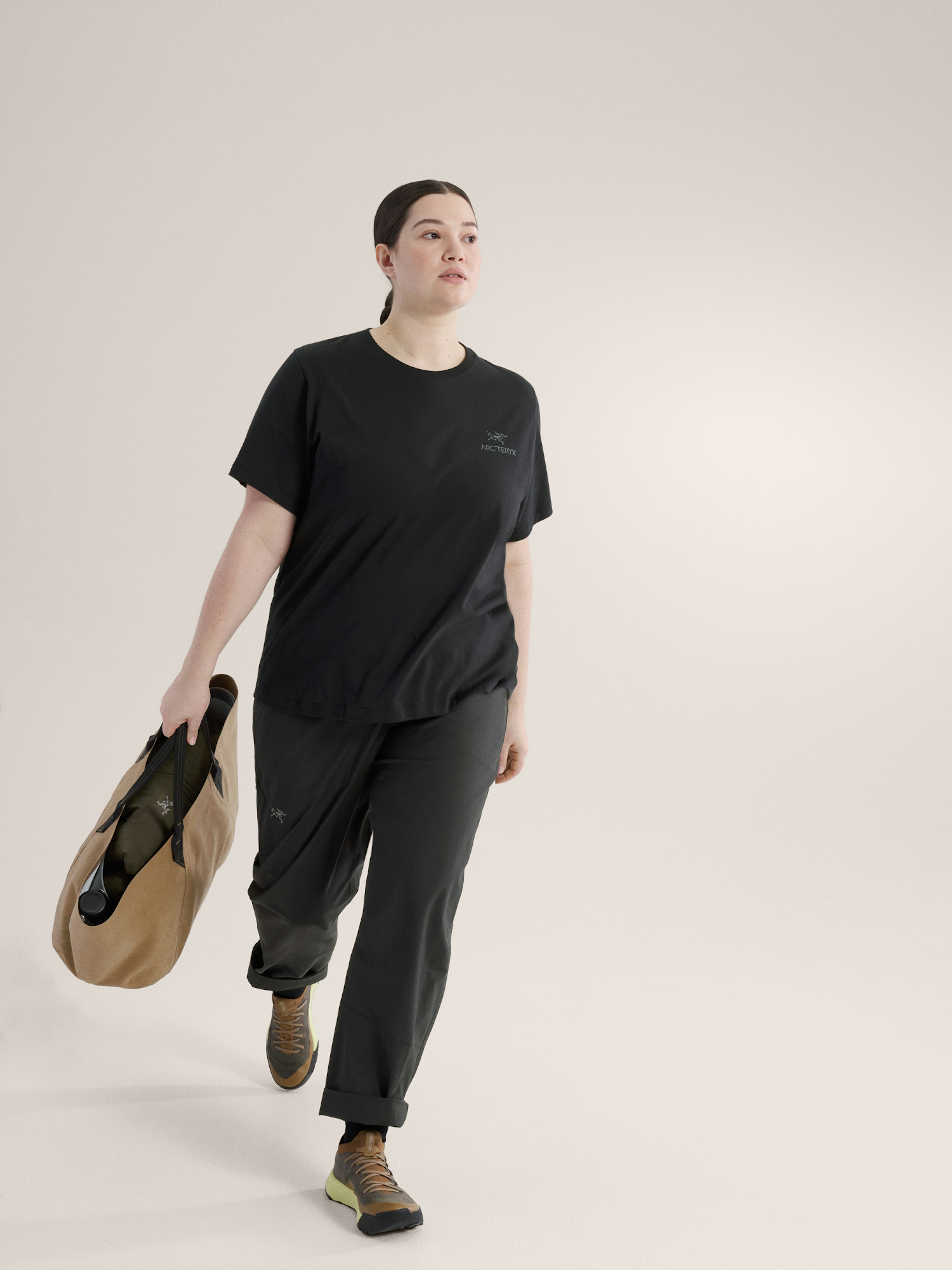 Kragg SL Cotton Emblem Crew Shirt SS Women's