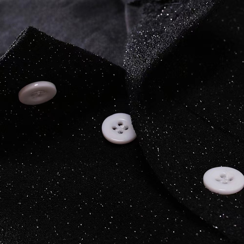 Men's gypsophila casual short-sleeved polo shirt