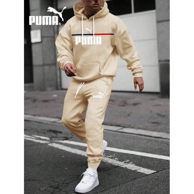 PUMA2025 nowa kurtka zimowa + spodnie bawełniane, wygodne i ciepłe