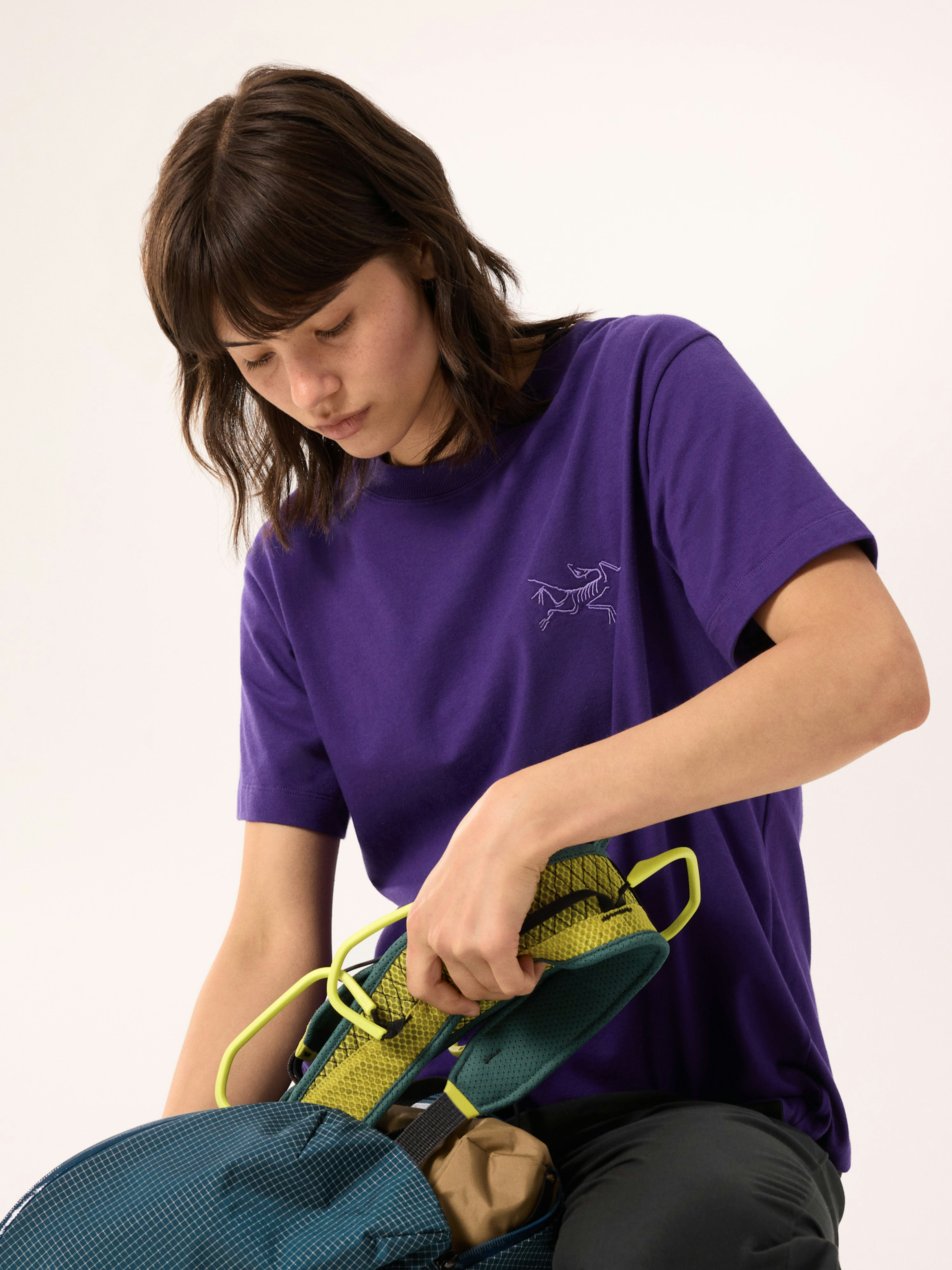 Kragg Cotton Little Bird Crew Shirt SS Women's