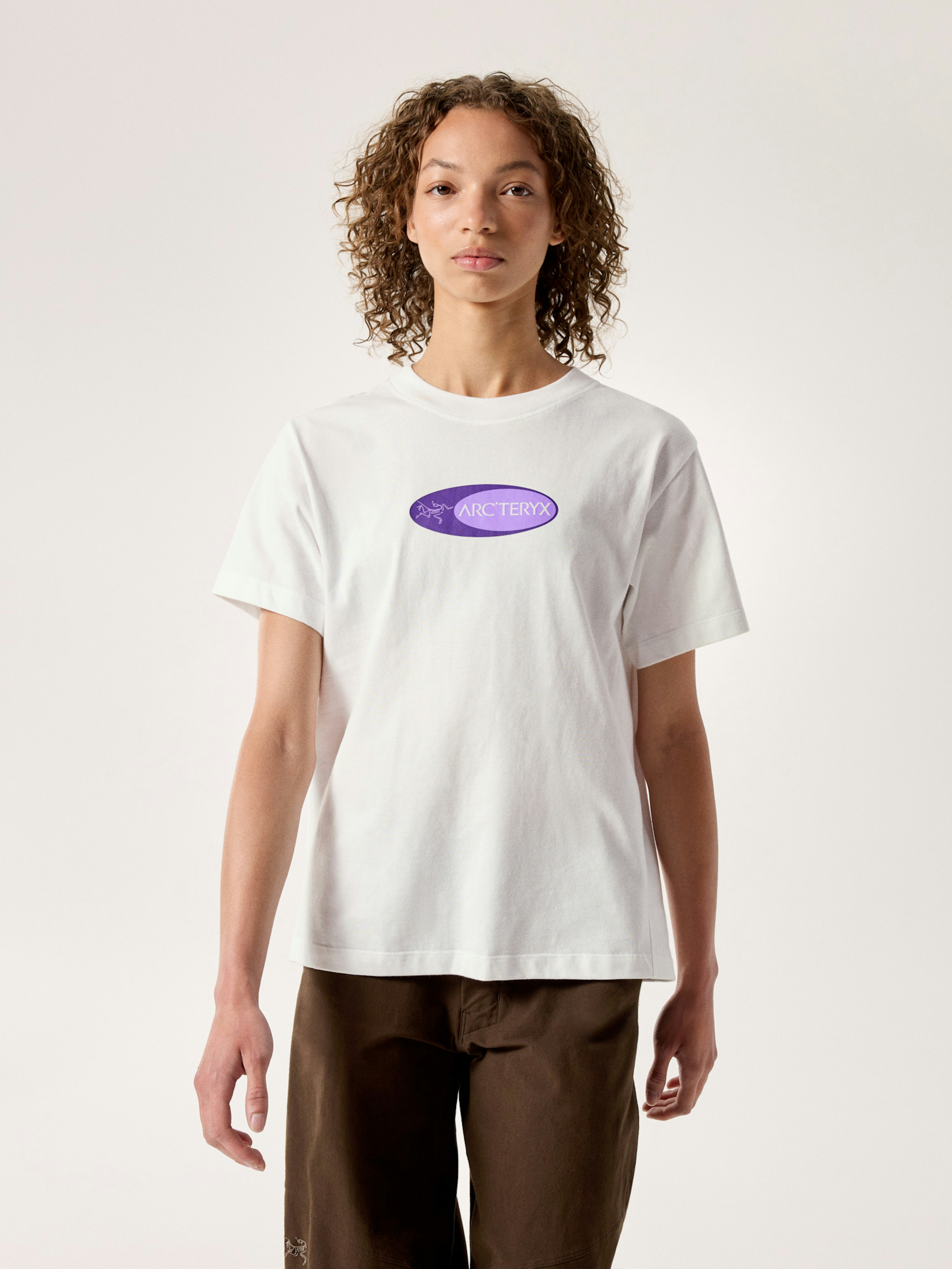 Kragg Cotton Sticker Crew Shirt SS Women's