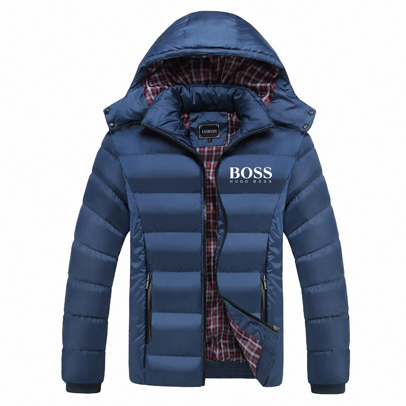 Men's Padded Warm Hooded Jacket