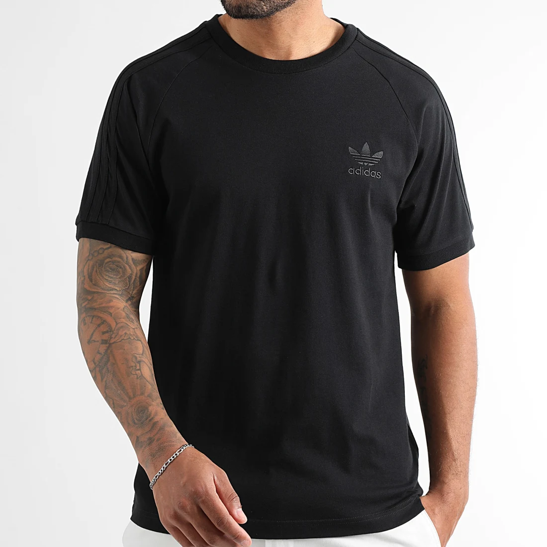Adidas Originals Tee Shirt A Bandes 3 Stripes