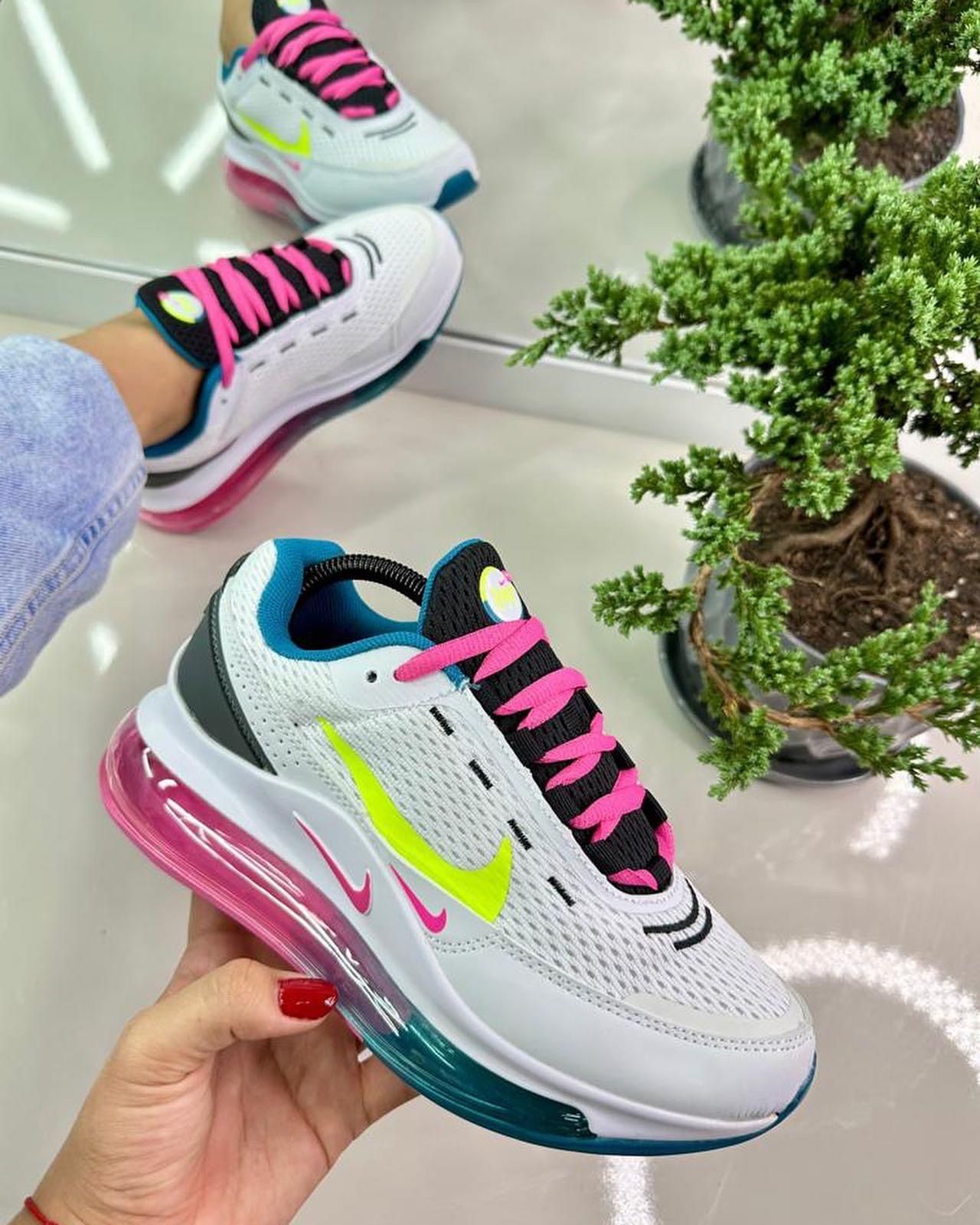Women's air cushion sneakers, height increasing shoes