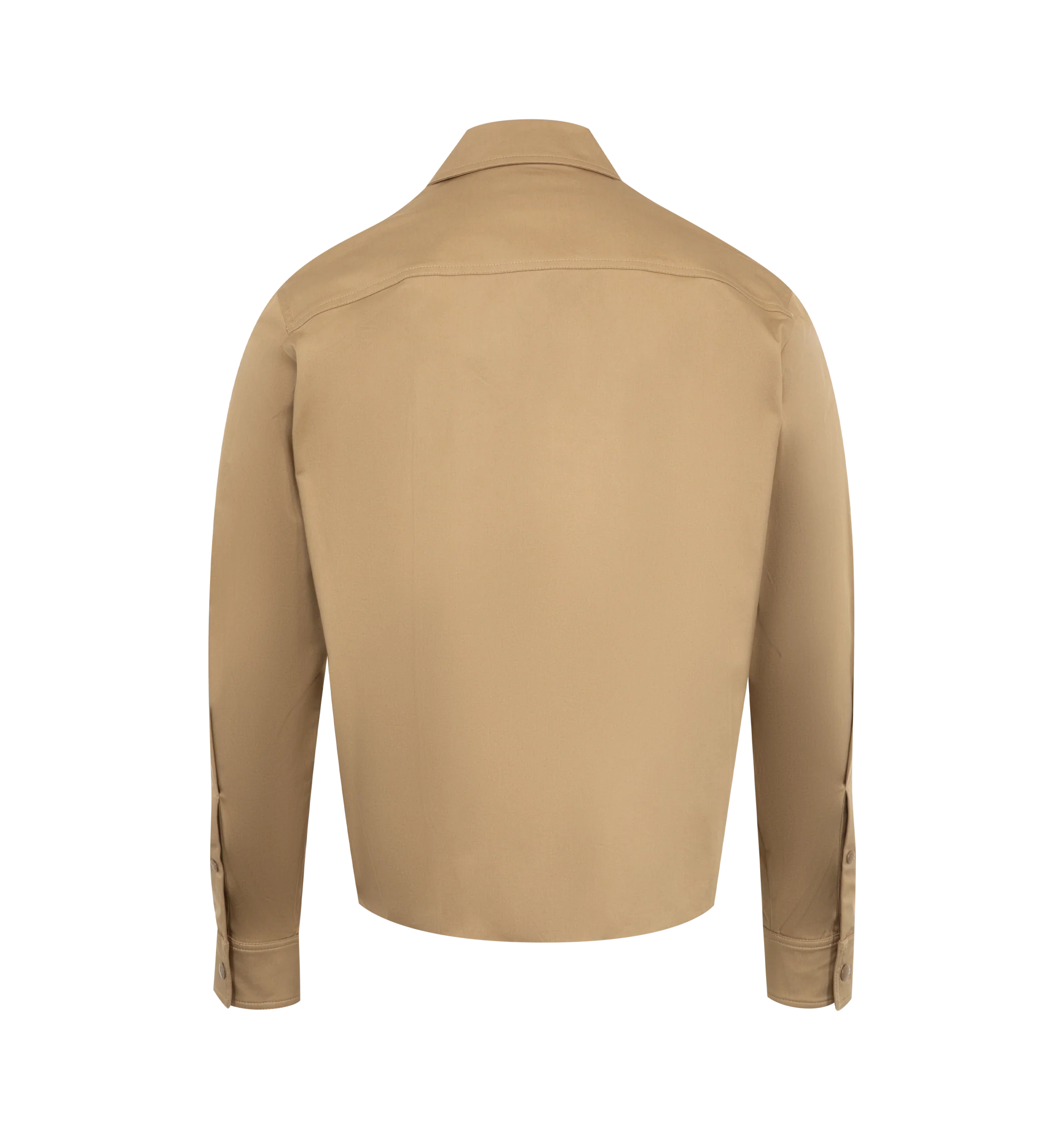 Stretch Cotton Shirt Jacket