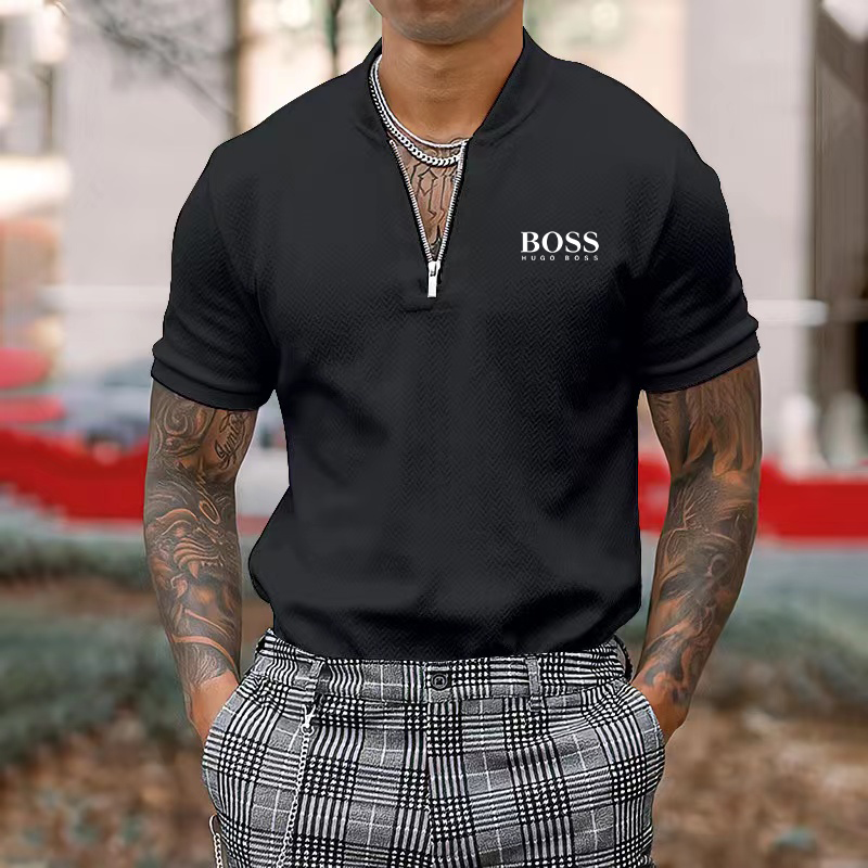 Men's Casual Short Sleeve Polo Shirt