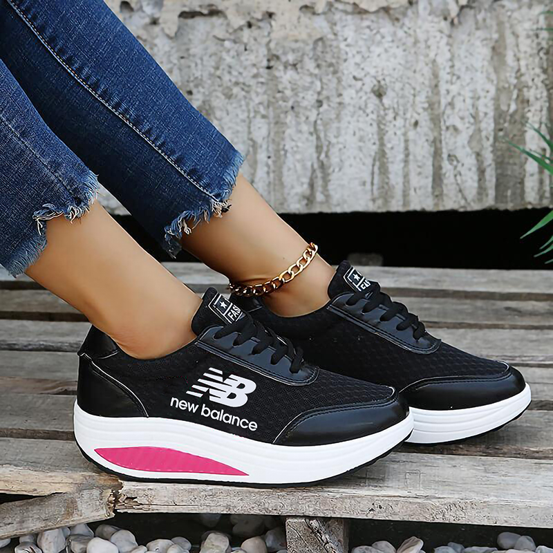 2025 Damskie buty sportowe na co dzień Oddychające Sznurowadła Podwyższające