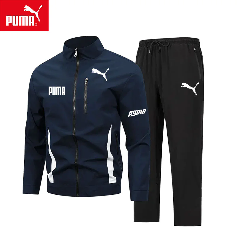 PUMA® NOWY MĘSKI DWUCZĘŚCIOWY KOMPLET KURTKI I SPODNI 2025