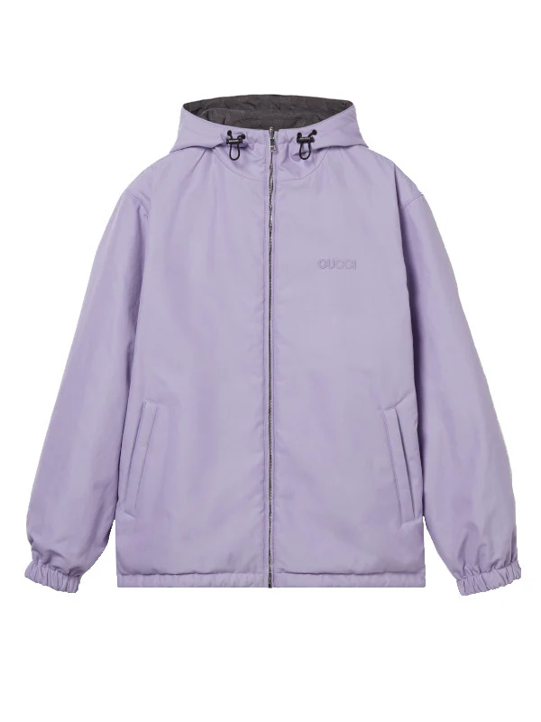 Reversible Oversized Windbreaker Jacket