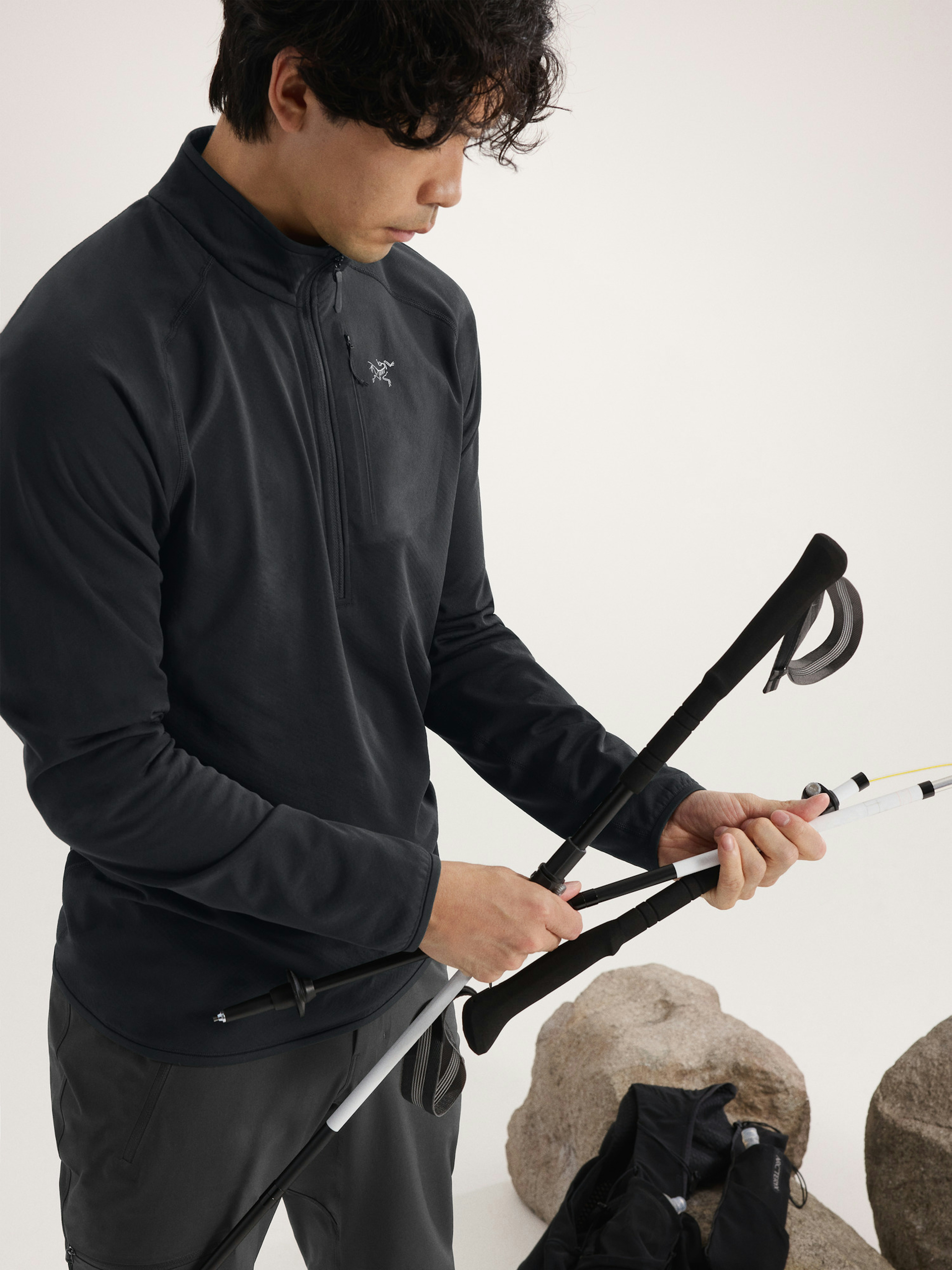 Delta 1/2 Zip Neck Men's