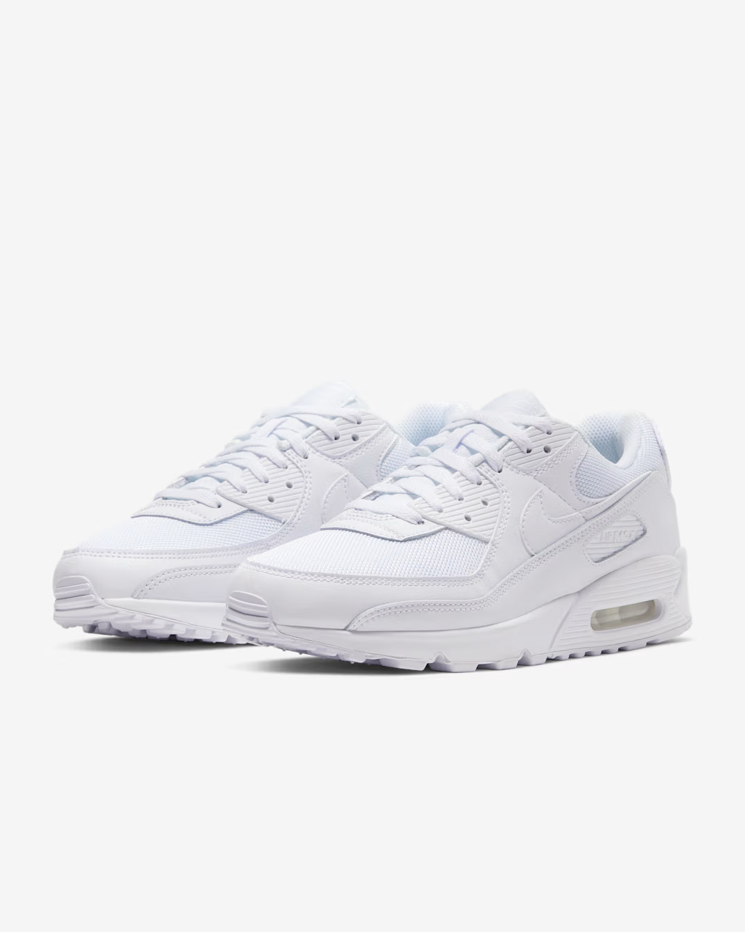 Unisex White Red Sneakers - Nike Air Max 90