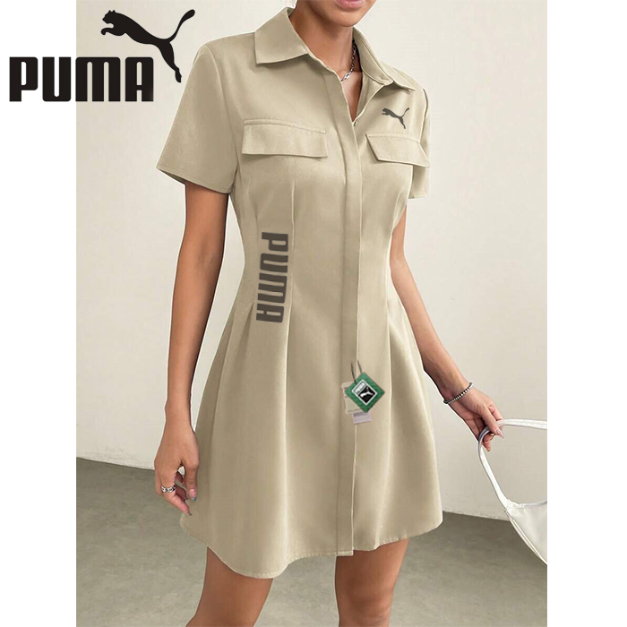 Nowa sukienka koszulowa z klapami PUMA2025